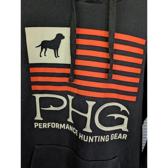 Columbia PHG Hunt Star Hoodie Sweatshirt Black Hunting Dog Men’s S MSRP $55 - Picture 3 of 11